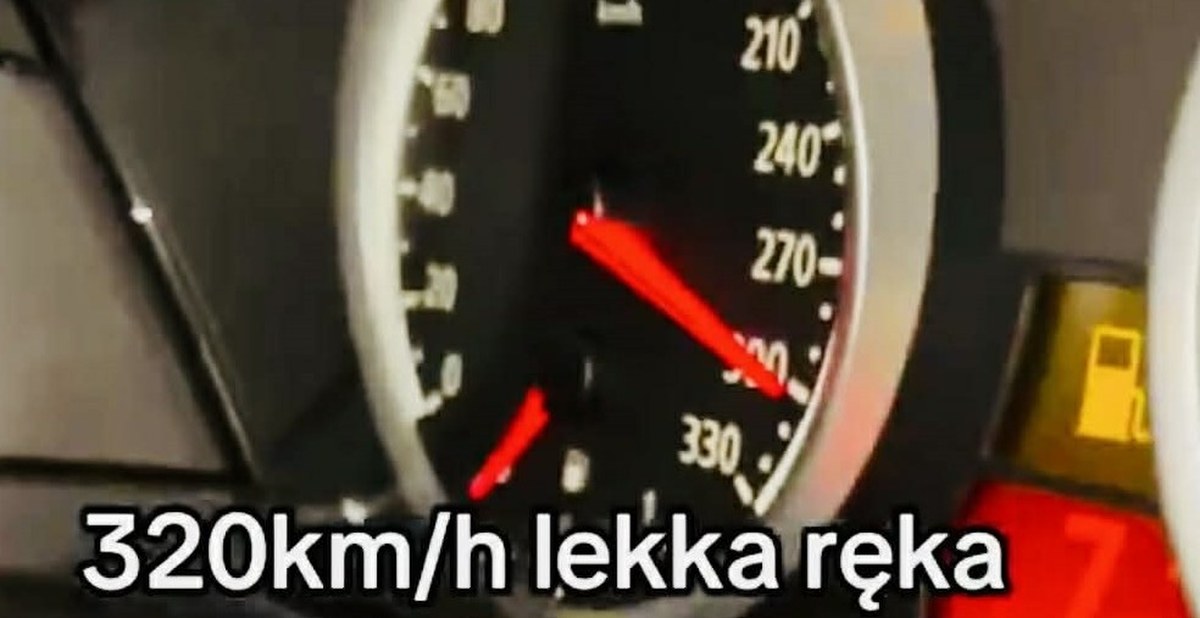 Ponad 300 km/h na autostradzie. Skrajna nieodpowiedzialność kierowcy BMW