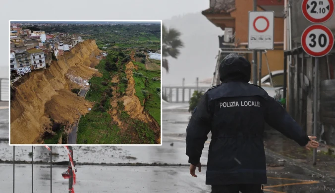 Dramatyczna sytuacja na europejskiej wyspie. Domy zawisły nad przepaścią