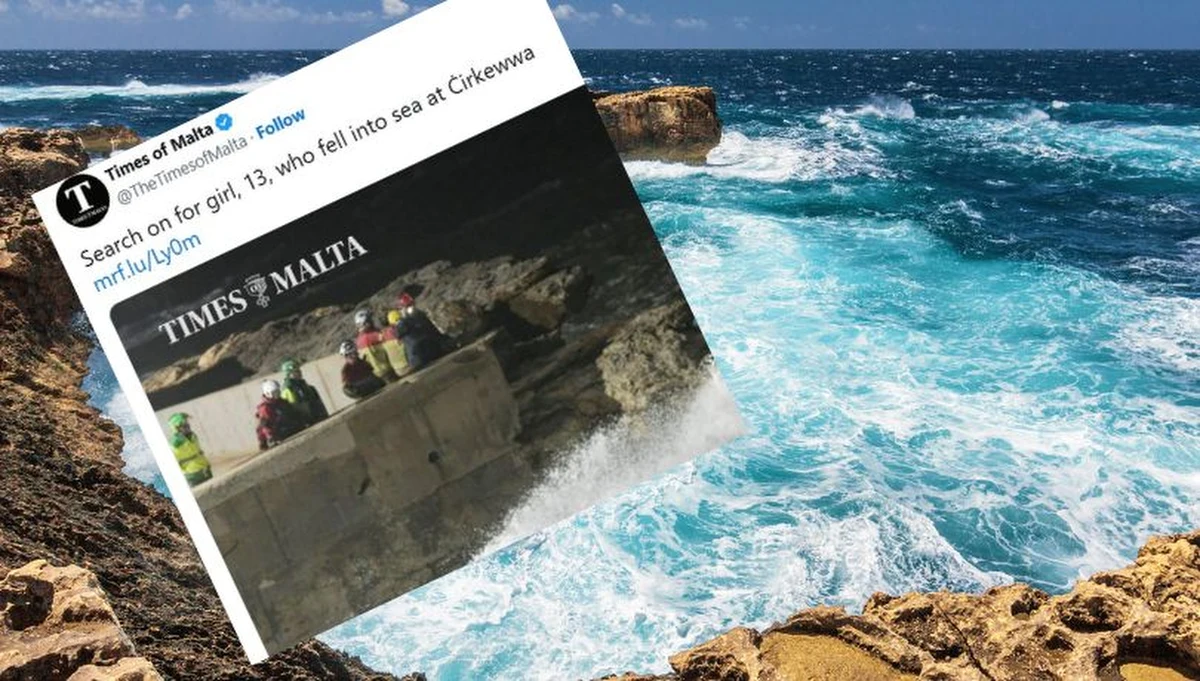 We wtorek rano wznowione zostały poszukiwania 13-latki porwanej wczoraj przez morze w porcie Ċirkewwa na Malcie. Jak informuje dziennik "Times of Malta", poszukiwana to Polka. Warunki, w których prowadzona jest akcja, są bardzo trudne. Wieje silny wiatr, fale są bardzo wysokie. 