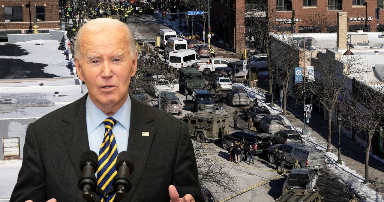 Kryzys w Minnesocie. Joe Biden reaguje: Ofiarą jest własny naród