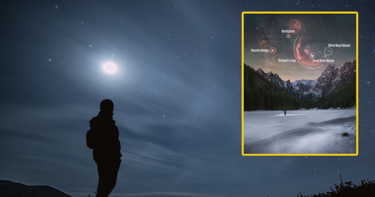 Mgławice Oriona nad Tatrami. Zdjęcia Polaka zachwyciło NASA