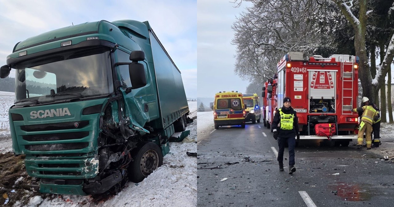 Studźce. Tragiczny wypadek w Wielkopolsce. Nie żyją matka i córka