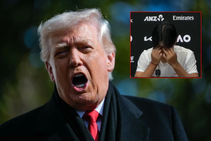 Padło pytanie o Trumpa i ICE, rewelacja Australian Open nie wytrzymała