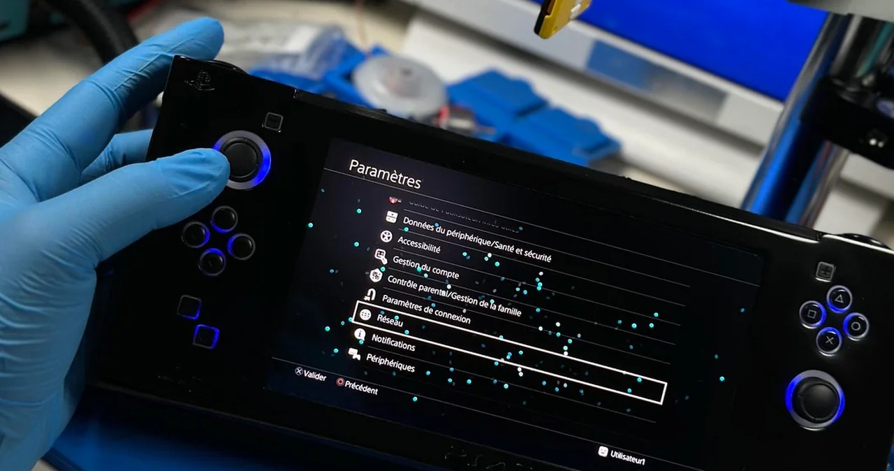 Zrobił to sam! Przenośne PlayStation 4 z ekranem OLED zachwyca fanów