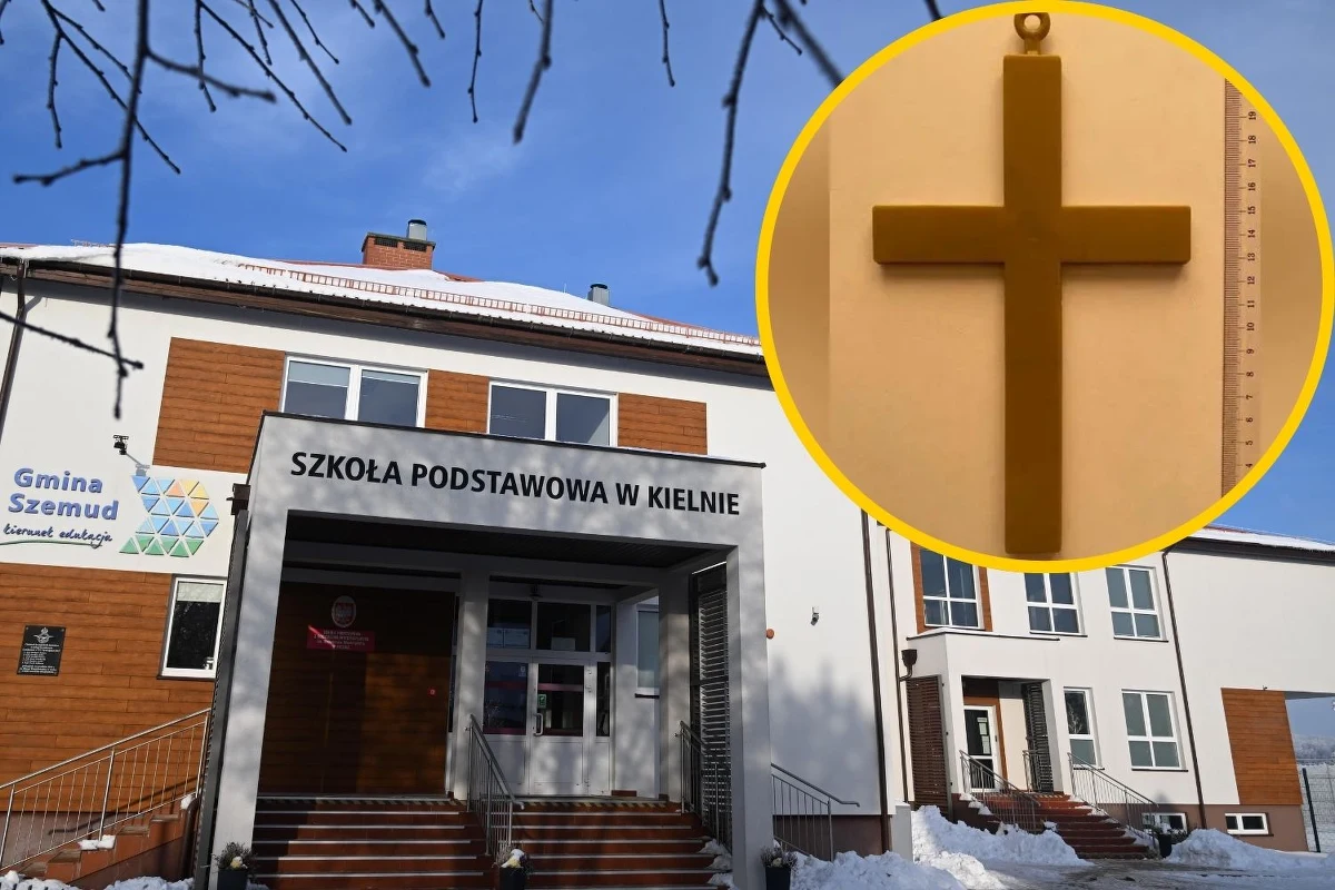 Komisja dyscyplinarna przy wojewodzie pomorskim uchyliła decyzję o zawieszeniu nauczycielki ze szkoły podstawowej w Kielnie, która podczas lekcji wyrzuciła do kosza przedmiot w kształcie krzyża. Sprawa wywołała szeroką dyskusję i stała się przedmiotem śledztwa prokuratury.