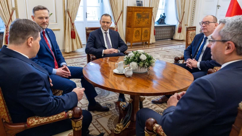 Rozmowy o KRS w Pałacu Prezydenckim. Nawrocki spotkał się z sędziami