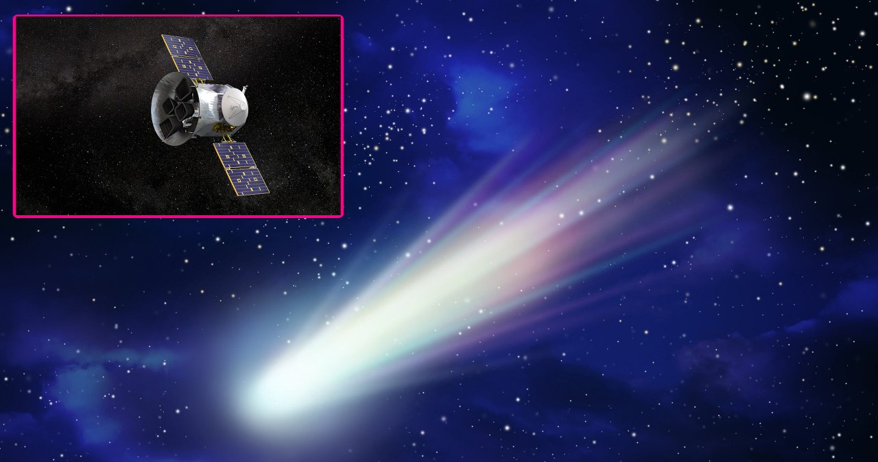 Kometa międzygwiezdna na filmie z sondy NASA. Pędzi przez Układ Słoneczny