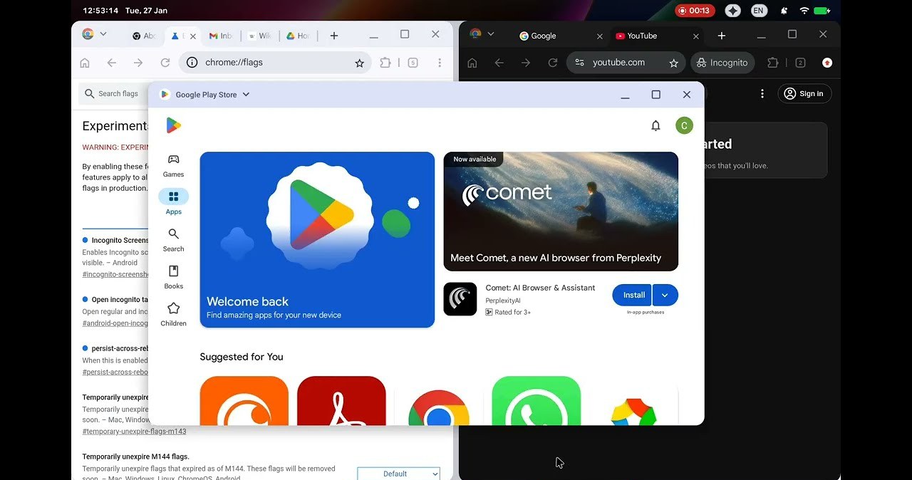 Jak będzie wyglądać Android na PC? Wyciekły nagrania