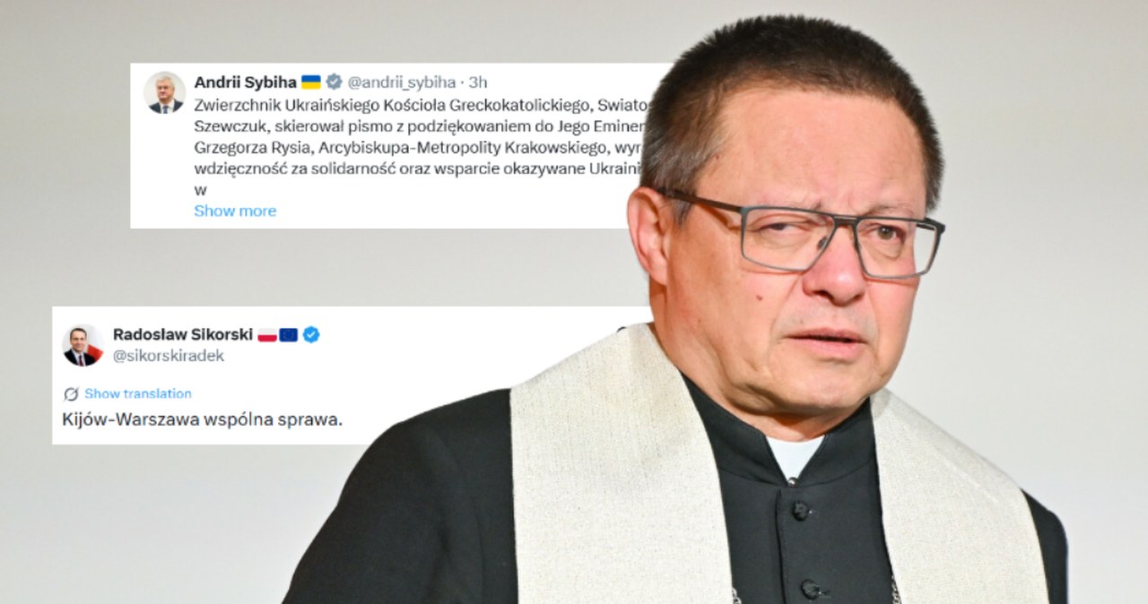 "Wyraz konkretnej solidarności". Ukraina dziękuję polskiemu kardynałowi