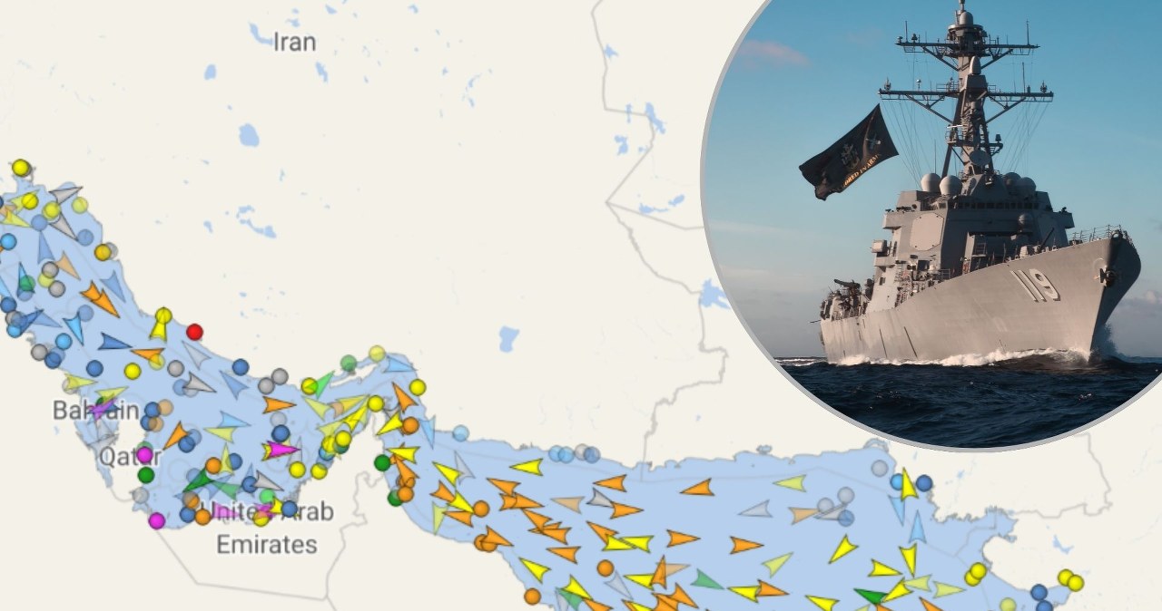 USA wzmacniają flotę przy Iranie. Szósty niszczyciel w regionie