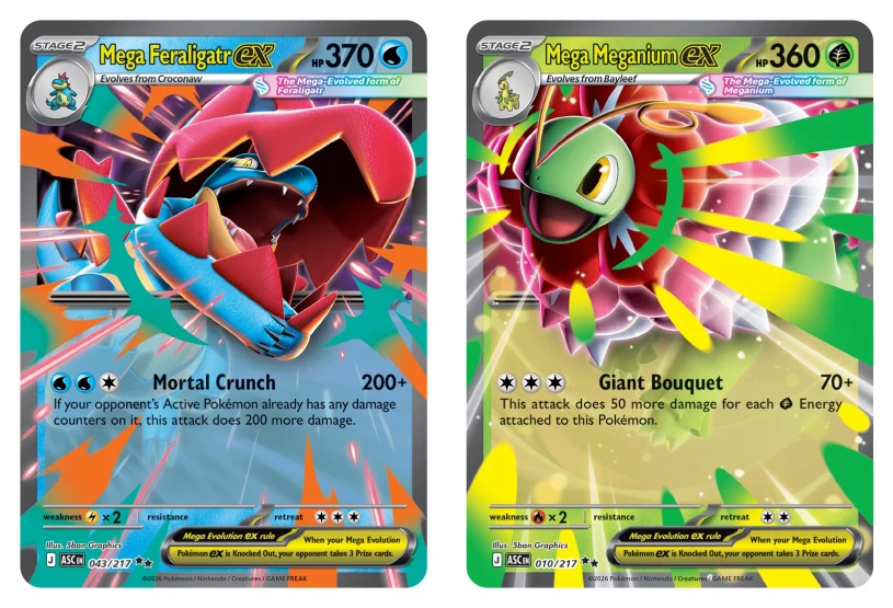 Mega Evolution - Ascended Heroes jest już dostępny, z nowymi Pokémonami Mega Ewolucji