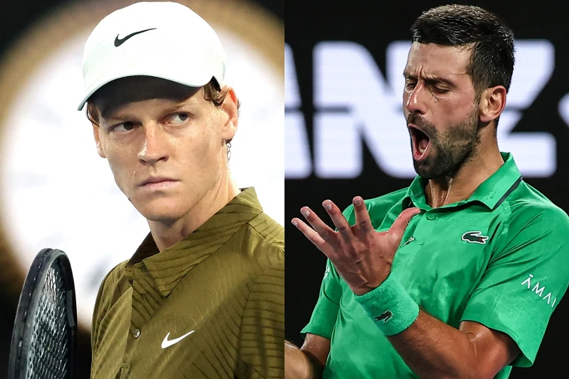 Alcaraz czekał na ruch Sinnera. Djoković wszedł do gry. Pięć setów
