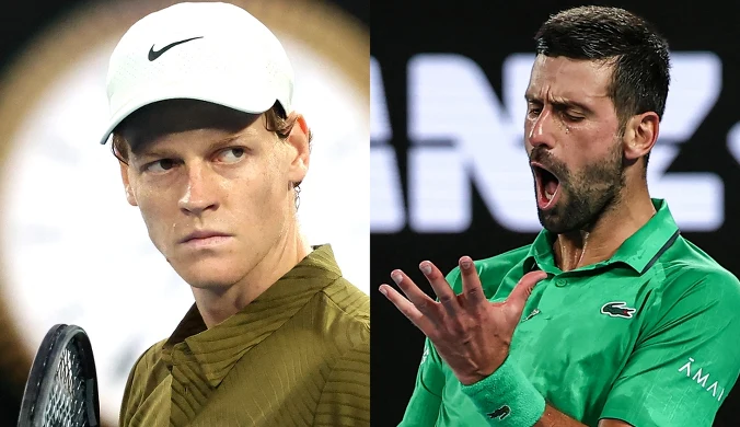 Alcaraz czekał na ruch Sinnera. Djoković wszedł do gry. Pięć setów