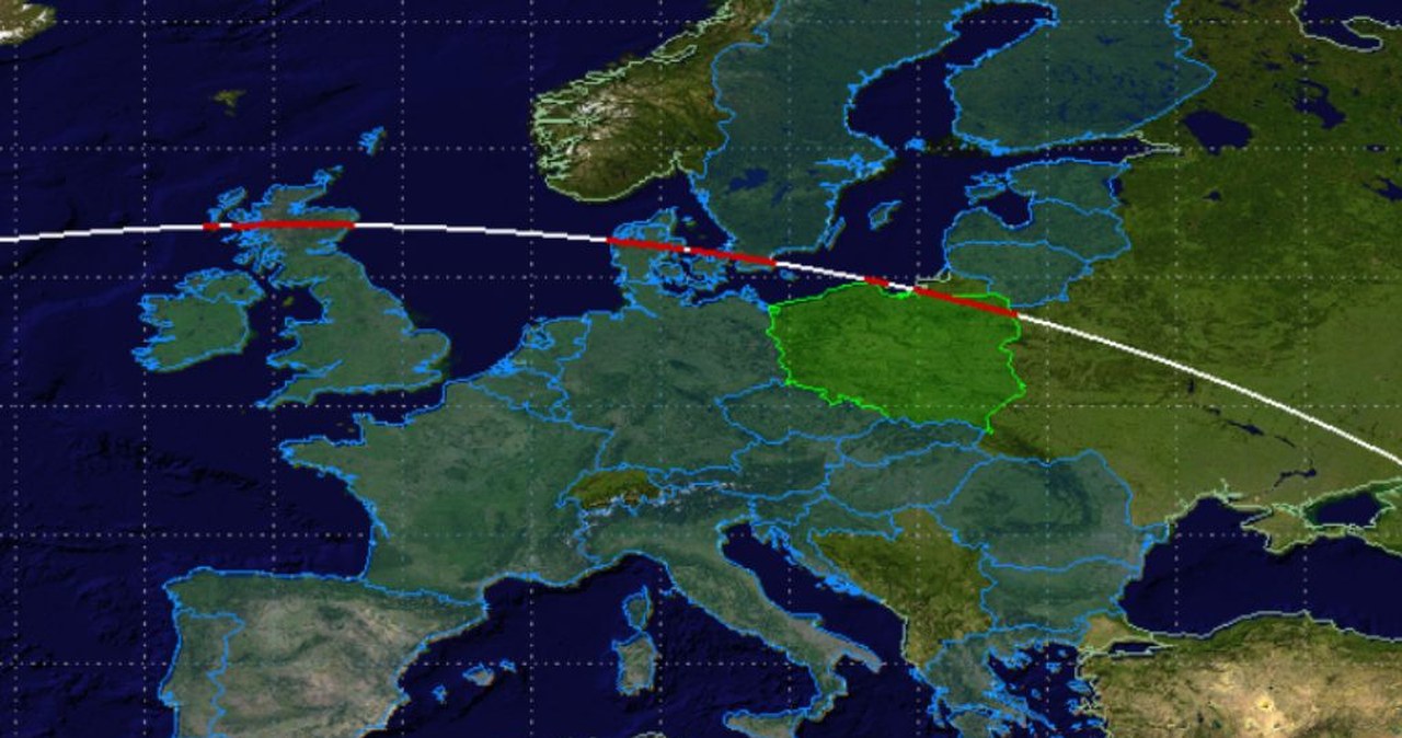 wiadomości,aktualności,Interia Wiadomo, gdzie spadła chińska rakieta. Nowe informacje POLSA