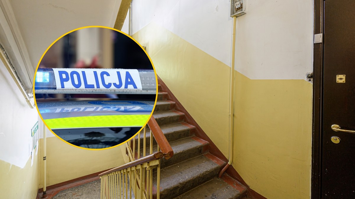 "Zakrwawiona twarz, ubranie i akta". Komornik pobity na klatce schodowej
