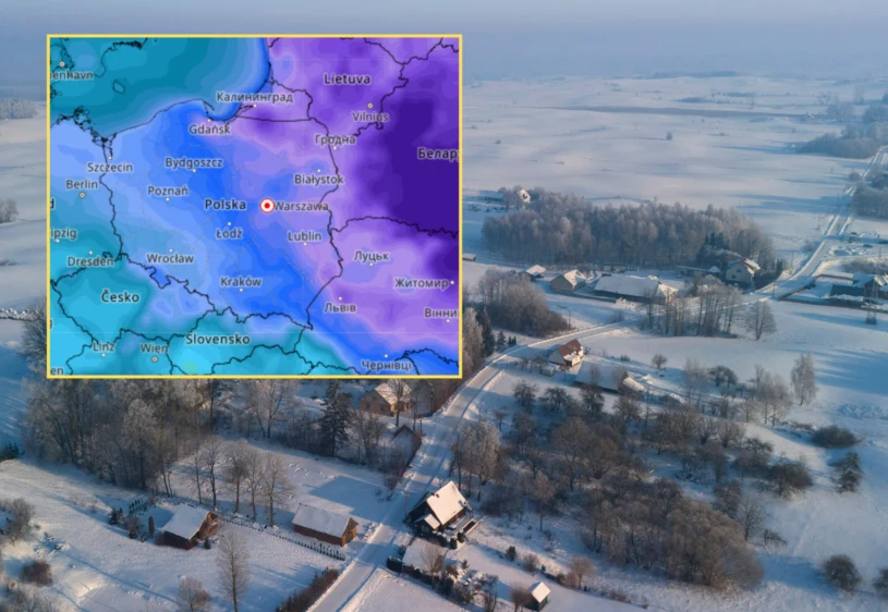 Fala chłodu pędzi ze wschodu. Syberyjskie mrozy atakują Polskę