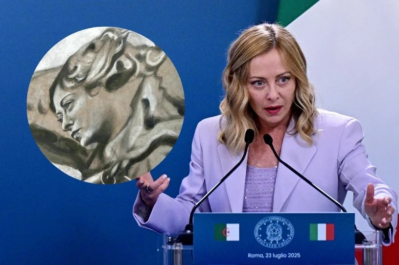 Anioł o twarzy Giorgii Meloni. Zamieszanie we Włoszech, jest reakcja