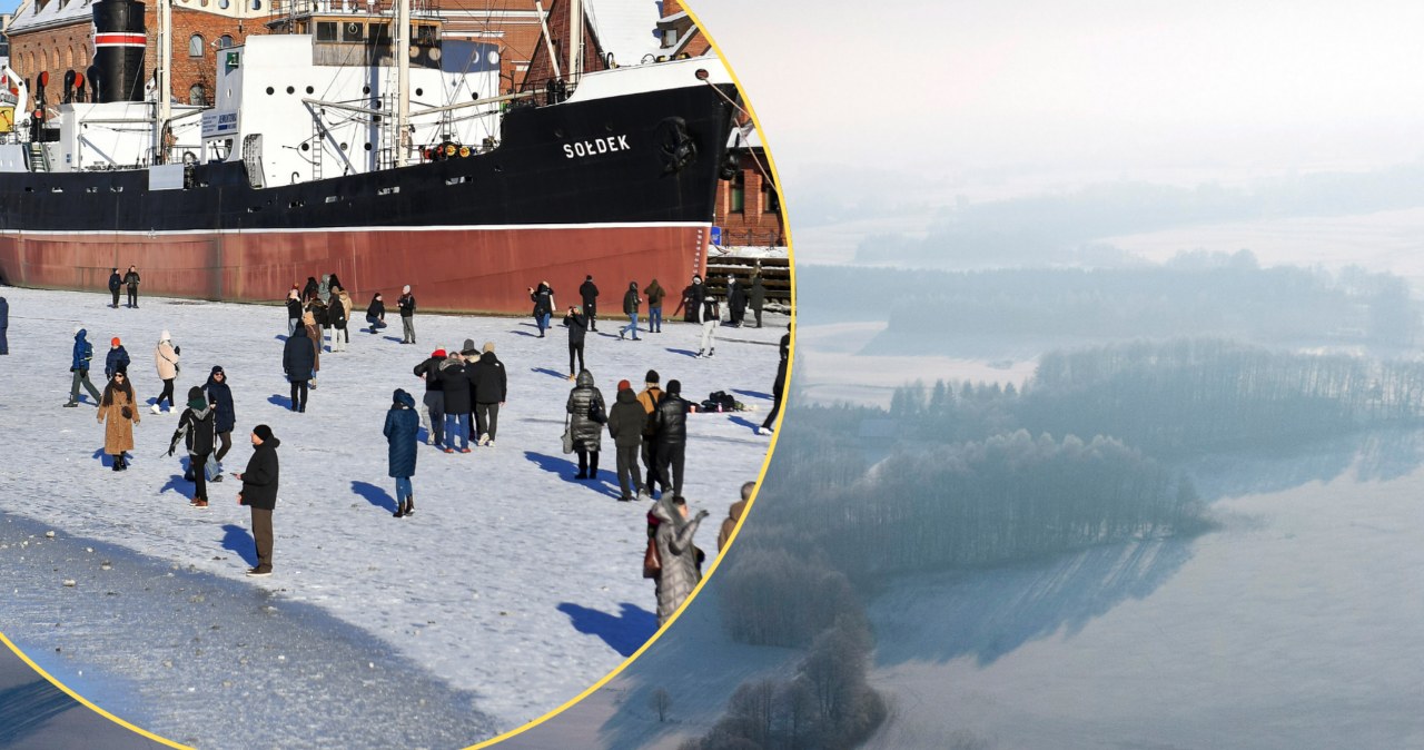 Ekstremalny mróz w całej Polsce. W Gdańsku niespodziewany widok