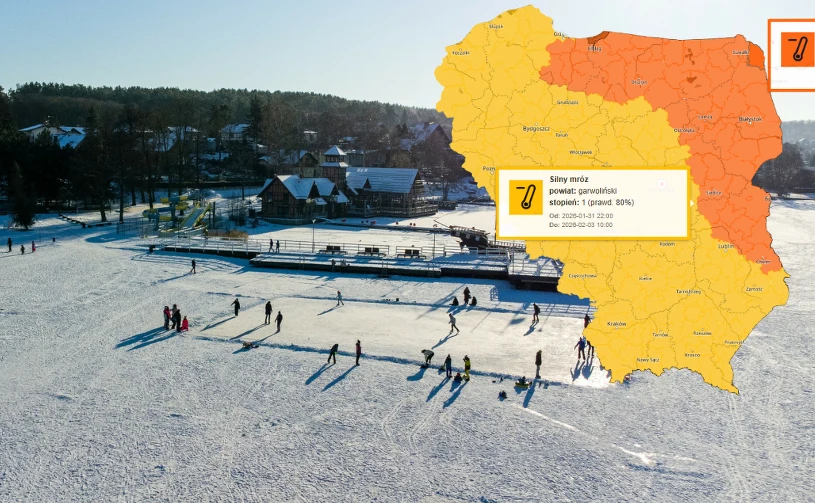 Siarczyste mrozy. IMGW podniósł stopień zagrożenia, najgorsza będzie noc