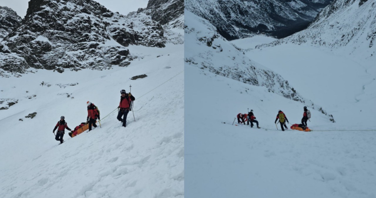 Tatry. Skomplikowana akcja ratunkowa. TOPR z apelem do podróżnych Tatry. Skomplikowana akcja ratunkowa. TOPR z apelem do podróżnych