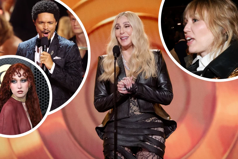Nagość, drwiny z prezydenta i wpadka Cher. Co działo się na gali Grammy?