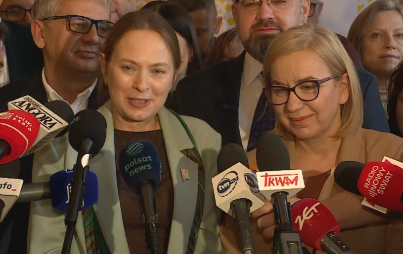 Pierwsza konferencja Pełczyńskiej-Nałęcz. Zwróciła się do rywalki z wyborów