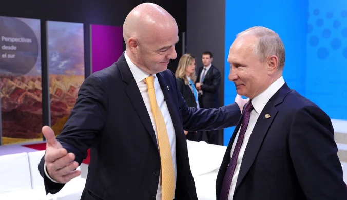 Infantino rozpętał burzę. Jest reakcja, prosto z Rosji. Atak na szefa FIFA