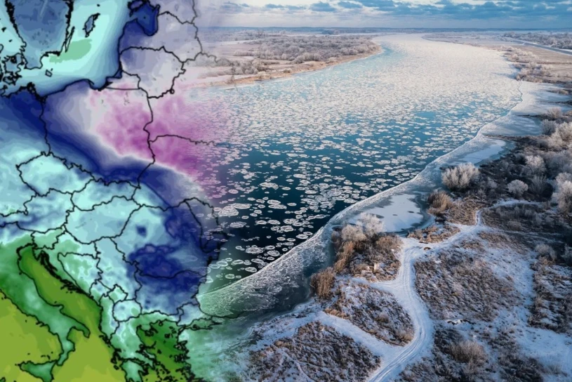 Arktyczne powietrze nad Polską. Mroźne uderzenie trwa, godziny do apogeum