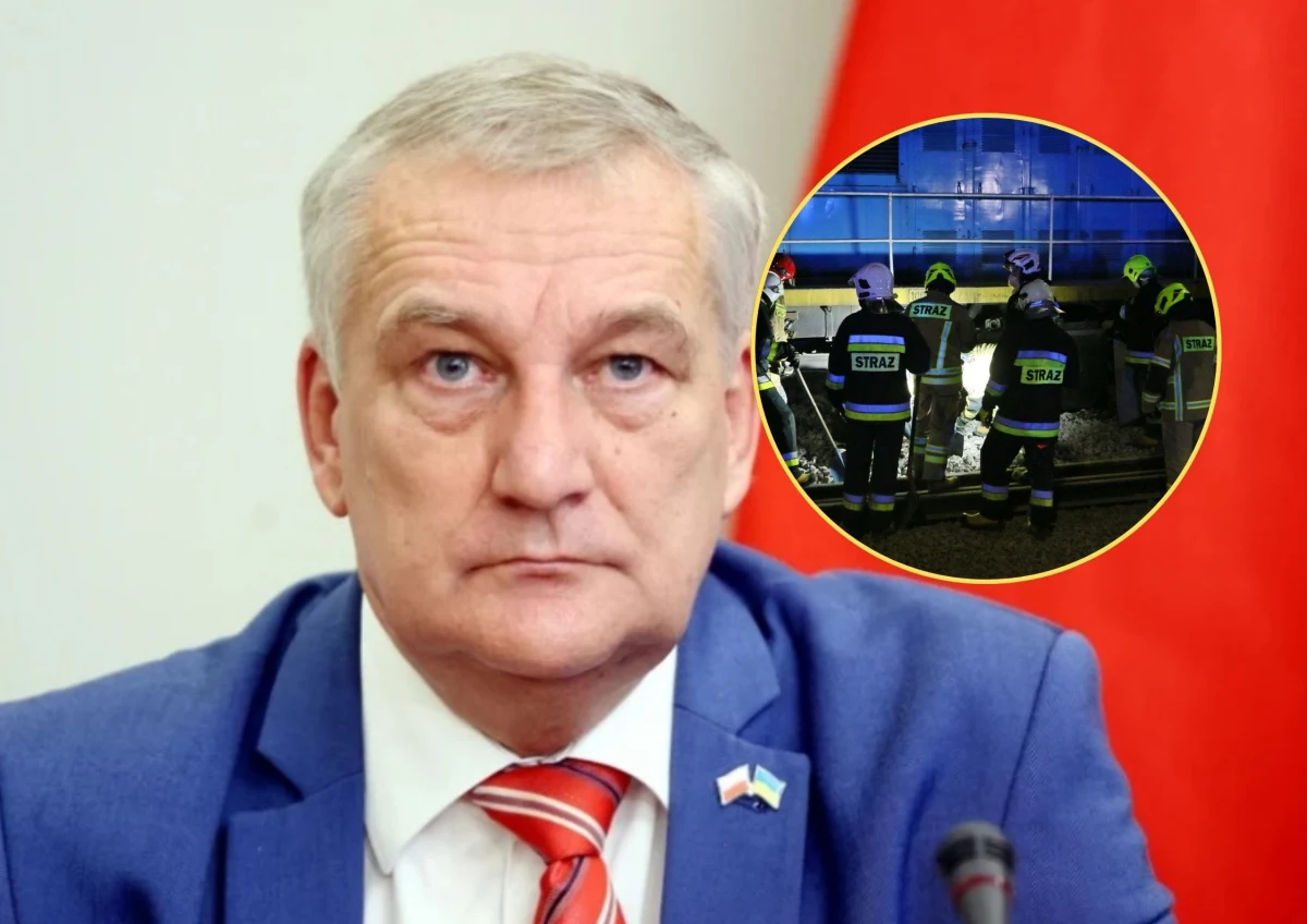 "Awaria sieci trakcyjnej spowodowana niską temperaturą to najbardziej prawdopodobna przyczyna nocnego wypadku kolejowego na Mazowszu" - powiedział w Rozmowie o 7:00 w Radiu RMF24 wiceszef MSWiA Wiesław Szczepański. Pociąg towarowy relacji Szczecin-Chełm (linia kolejowa nr 12) wykoleił się w nocy na wysokości miejscowości Jaroszowa Wola w powiecie piaseczyńskim. "Wykoleiło się dziewięć wagonów, z czego sześć się przewróciło. Na szczęście był to skład towarowy" - dodał.