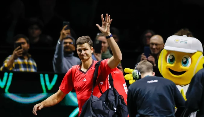 27 asów w meczu Hurkacza. Rozstawiony zawodnik odpadł w ATP Montpellier