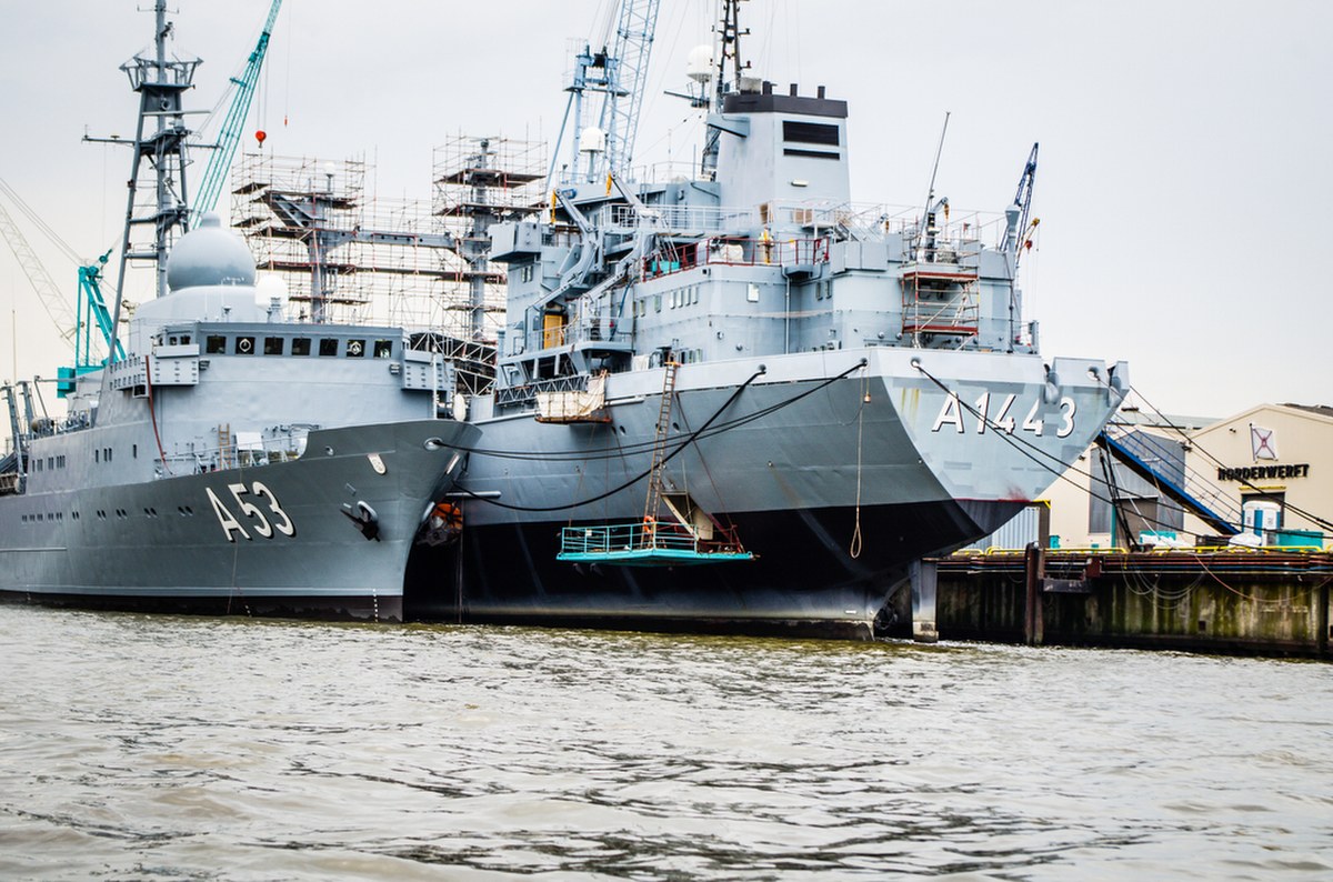 Sabotaż niemieckiej marynarki wojennej. Aresztowano dwóch mężczyzn