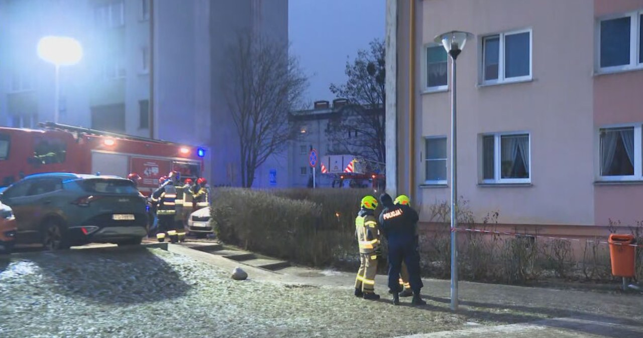 wiadomości,aktualności,Interia Wybuch w piwnicy doprowadził do pożaru. Pilna ewakuacja mieszkańców bloku w Gorzowie