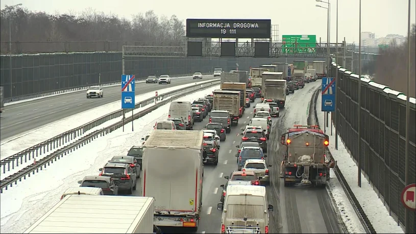 Potężny korek na A2. Zator sięga kilkunastu kilometrów