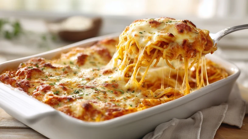 Million Dollar Spaghetti - makaronowa zapiekanka, która znika w kilka minut