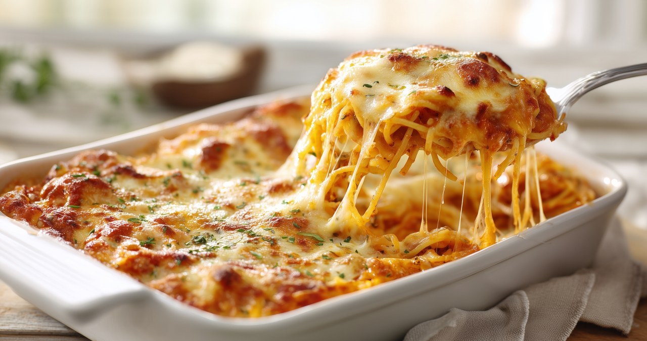 Million Dollar Spaghetti - makaronowa zapiekanka, która znika w kilka minut