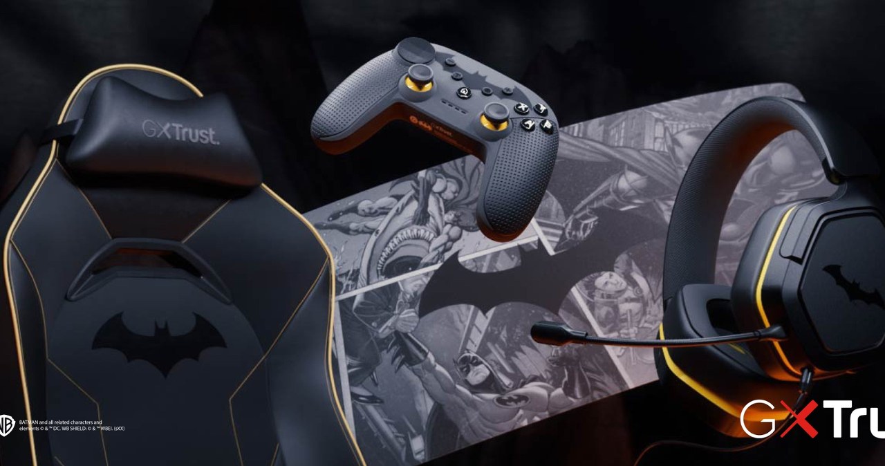 Ulepsz swoją Batjaskinię dzięki nowej, oficjalnej kolekcji GXTrust Batman