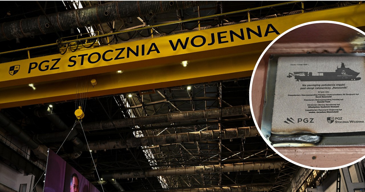 Będzie nowy okręt w polskiej marynarce. Położono stępkę pod "Ratownika"