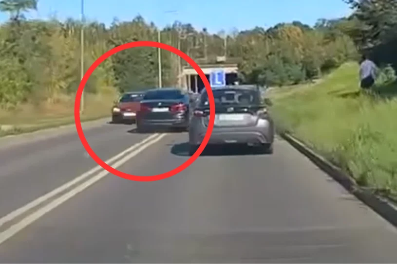 Kierowca BMW koniecznie chciał wyprzedzić "elkę". Stanie przed sądem