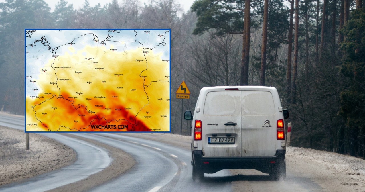 "Drogi i chodniki lokalnie mogą być bardzo śliskie". Wraca groźne zjawisko