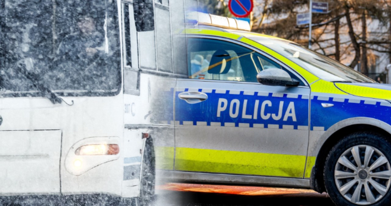 Piaseczno, Antoninów. Kierowca driftował autobusem. Na pokładzie nastolatkowie