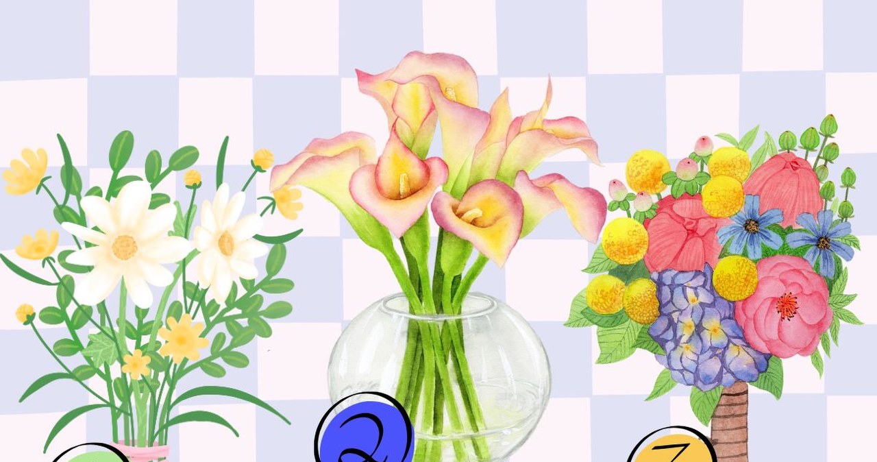 Wybierz jeden bukiet dla siebie. Test, który mówi więcej, niż myślisz