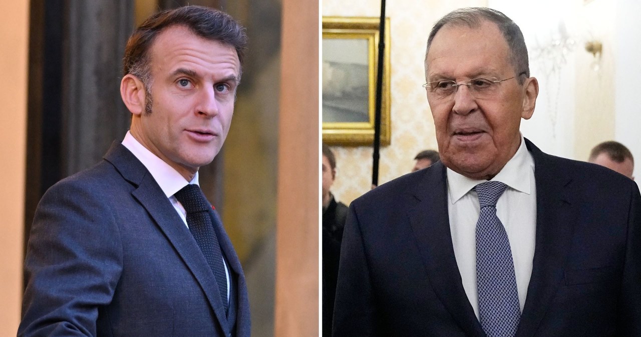Kreml drwi z Macrona. Ławrow mówi o tajnych kontaktach z Europą
