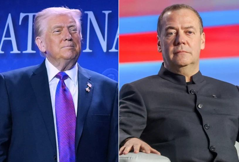 Miedwiediew straszy Europę "potworną pułapką". "Nie chodzi już o Trumpa"