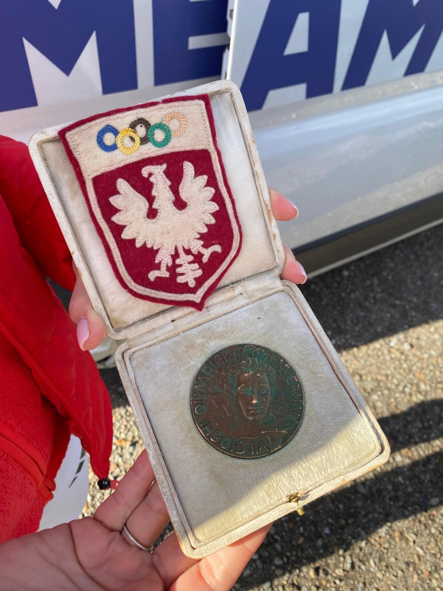 70 lat temu zdobył pierwszy medal olimpijski. Można go zobaczyć w polskiej wiosce