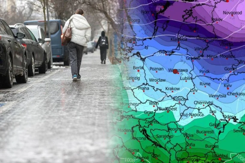 Ostrzeżenia dla części Polski. Miejscami drogi zamienią się w lodowiska