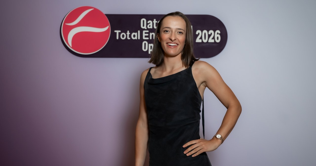 Iga Świątek już błyszczy w Dosze. Światła na nią, tam jest "jedynką"