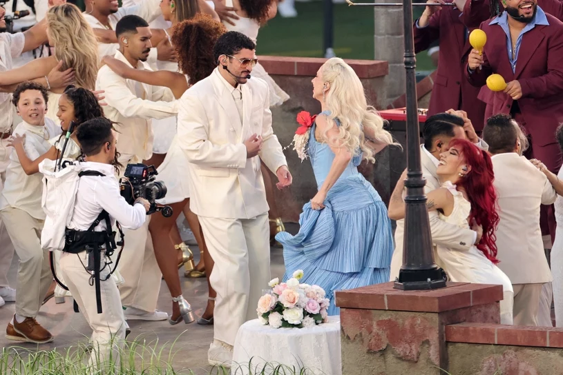 Bad Bunny wystąpił na Super Bowl. Nie był sam, nagle pojawiła się Lady Gaga