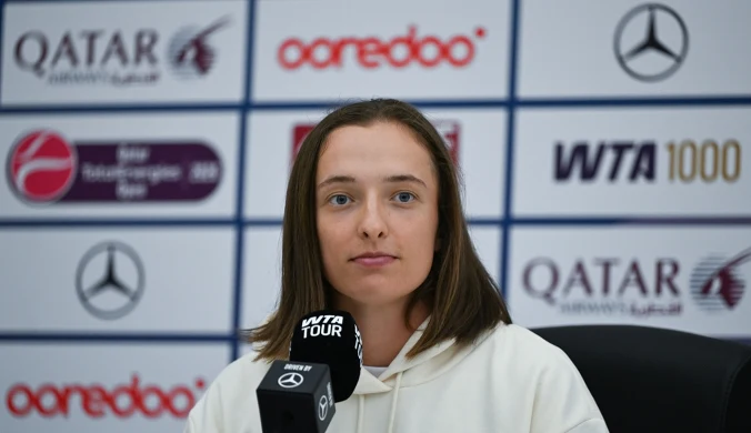 Informacja z WTA na starcie turnieju w Dosze. Większa przewaga Igi Świątek