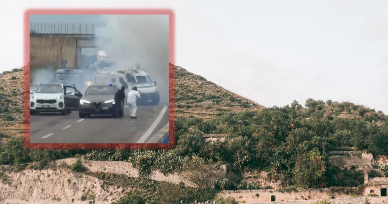 Strzały i wybuchy na środku ulicy. Włoscy przestępcy sparaliżowali ruch