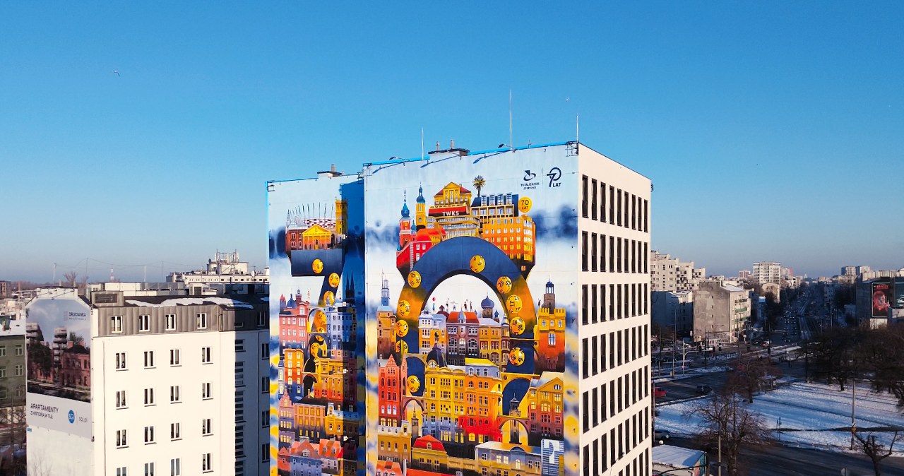 Okrągła rocznica Totalizatora Sportowego. Warszawa zyskała nowy mural
